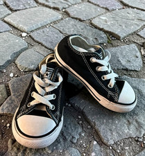 Converse All Star Chuck Taylor Canvas Low Top Shoes Size 7 Infant Black