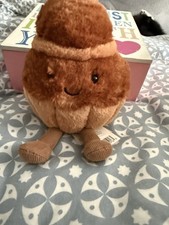 Jellycat Amuseables Brigitte Brioche Plush Soft Toy BNWT Rare Food JELLY10881FS