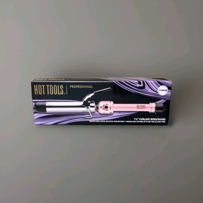 Hot Tools Professional Fast Heat Up Titanium Curling Iron/Wand, 1 1/4 Inches