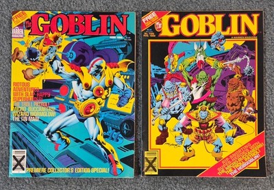 The Goblin #1  + 2 Warren Magazine 1982 - VF/NM