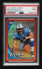 2010 Topps Chrome Rack Pack Orange Refractor Ndamukong Suh #C160 PSA 9 MINT 0i1b