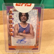 2024-25 Topps Finest - Rookie Finest Autographs Pacome Dadiet, Pacome Dadiet...