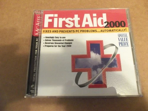 McAfee First Aid 2000 on CDROM Windows 95/98 Total PC Protection
