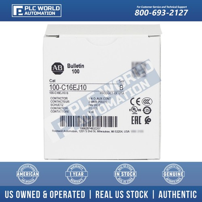 #ad Allen Bradley 100 C16EJ10 IEC Contactor 16A Brand New $87.99