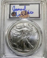 2021 ASE PCGS MS70 FDOI Jamaal Wilkes, Lenny Wilkens NBA NMBHOF Prvt Collection