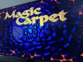 Magic Carpet (Sega Saturn, 1996) w/ Manual  & Tested