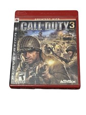 Call of Duty 3 Greatest Hits PlayStation 3 2006 Edition Complete w/ Manual PS3