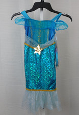 Kids Ethereal Mermaid Halloween Costume Dress Headband 12-14 Large Girls
