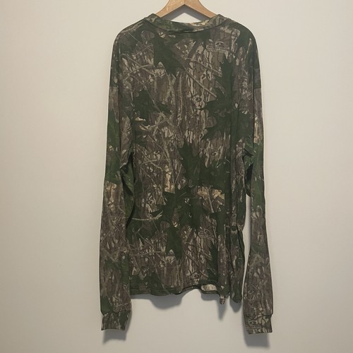 Mossy Oak Shadow Leaf Camo Shirt XXL Gorpcore Outdoors Utility Hunting Gorpcore - Picture 3 of 6