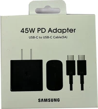 45W USB Type C Ultra-Fast Wall PD Charger Adapter for Samsung Galaxy S20 S21 S22
