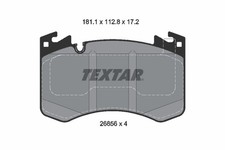 TEXTAR Bremsbelagsatz Scheibenbremse 2685601 für LANDROVER RANGE ROVER 5 L460 3