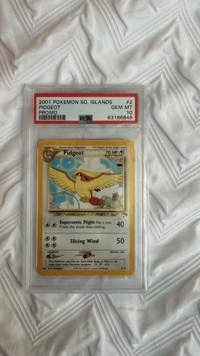 PSA 10 Pokémon TCG Southern Islands Pidgeot Promo 2001 Card #2/18 English