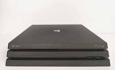 Sony PlayStation 4 PS4 Pro 1TB Console + Cables (CUH-7015B, 2017) Tested, FF #11
