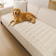 Non Slip Couch Covers for Dogs, Fuzzy Pet Couch Covers for 2-3 Cushion Sofa Pet