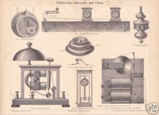 Orologi Meccanismi Campanelli Orologiaio STICH Del 1878