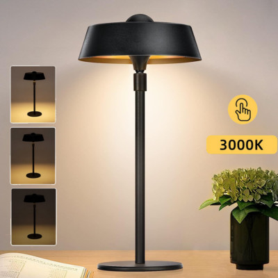 LED Tischlampe Touch Dimmbar Mit Akku Tischleuchte Innen/Außen Beleuchtung USB