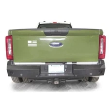 Fab Fours FS23-RT5950-1 Red Steel Rear Bumper For 2023-2024 Ford Super Duty