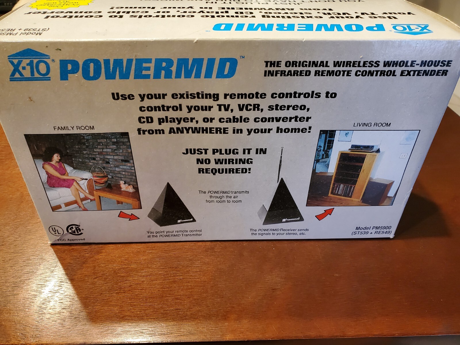 NEW POWERMID PM5900 REMOTE CONTROL EXTENDER KIT TRANSMITTER RECEIVER