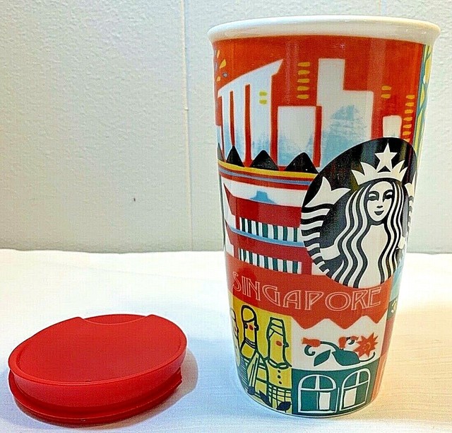 Starbucks Dot Collection Singapore 2016 20th Anniversary Ceramic Travel