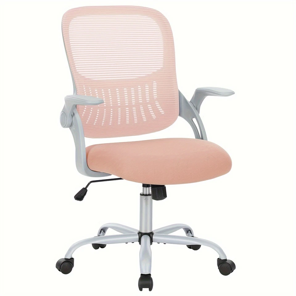 Silla de Oficina Ejecutiva de Malla Ergonómica Ajustable con Soporte Lumbar y Apoyabrazos Foto 2 de 4