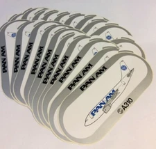 Vintage Airline PAN AM A310 Memorabilia. Bumper Sticker sized sticker from 80's