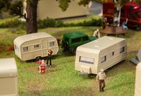 Faller 140483 Wohnwagen-Set 1:87 Spur H0 Bausatz Neu Ovp