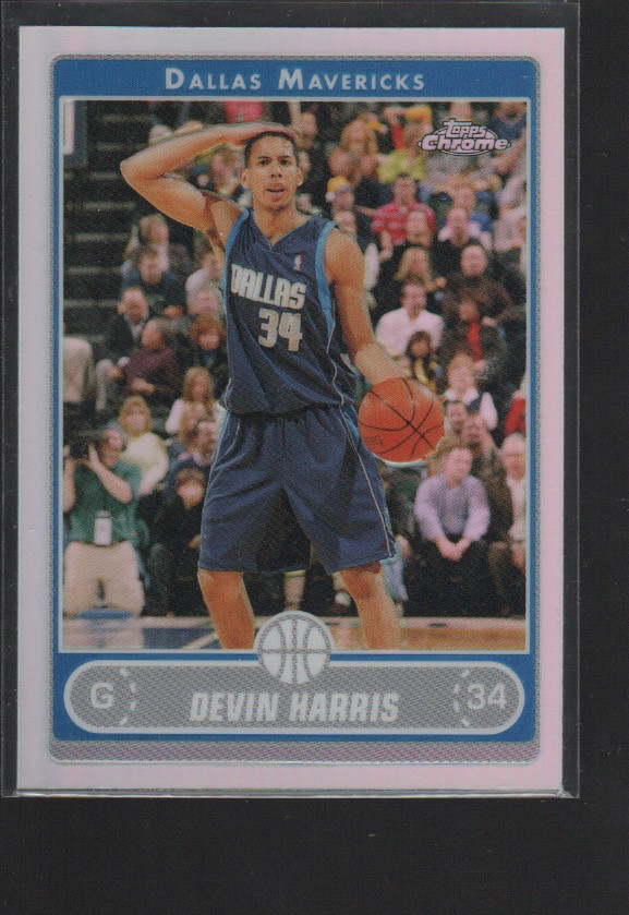 DEVIN HARRIS 2006-07 TOPPS CHROME REFRACTOR CARD #87
