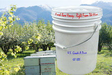 100 Pure Honey from Utah - Raw and Unfiltered - 5 Gallons 60lbs