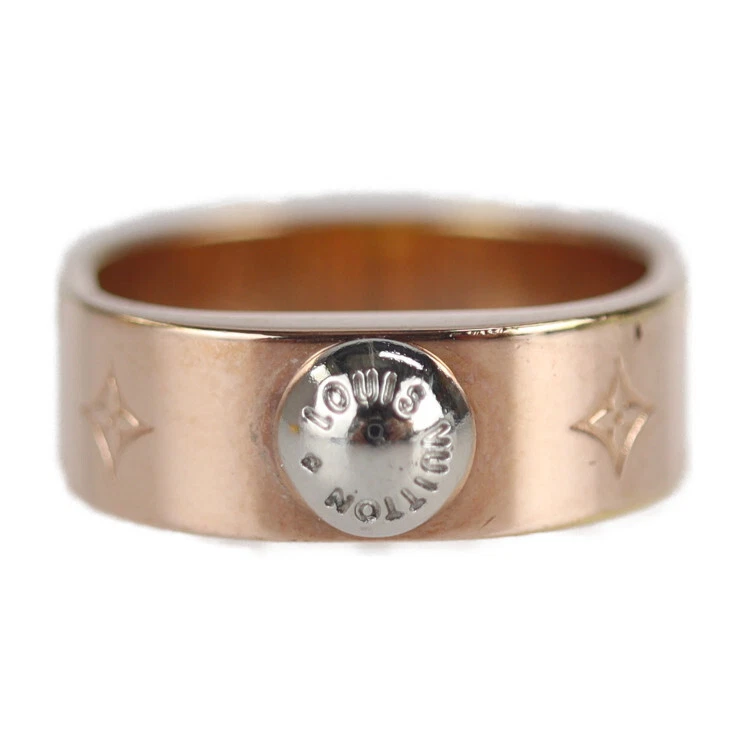LOUIS VUITTON Ring M00213 Nanogram Monogram pattern square