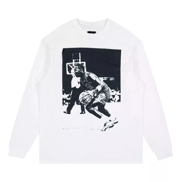 white long sleeve jordan shirt