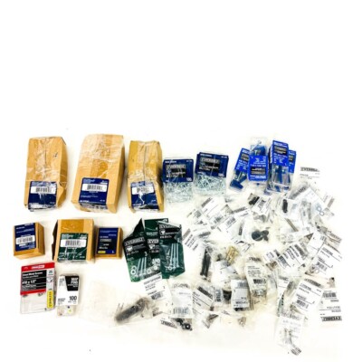 USPS M Box Full of Hardware - Everbilt CrownBolt Screw Map Pin Flange Bolt