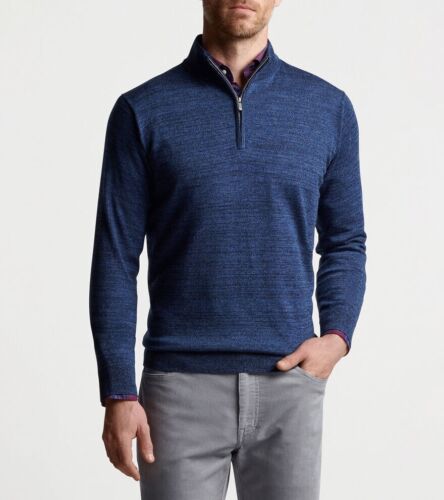 Peter Millar Golf Merino Wool Pullover Size Relaxed L/XL