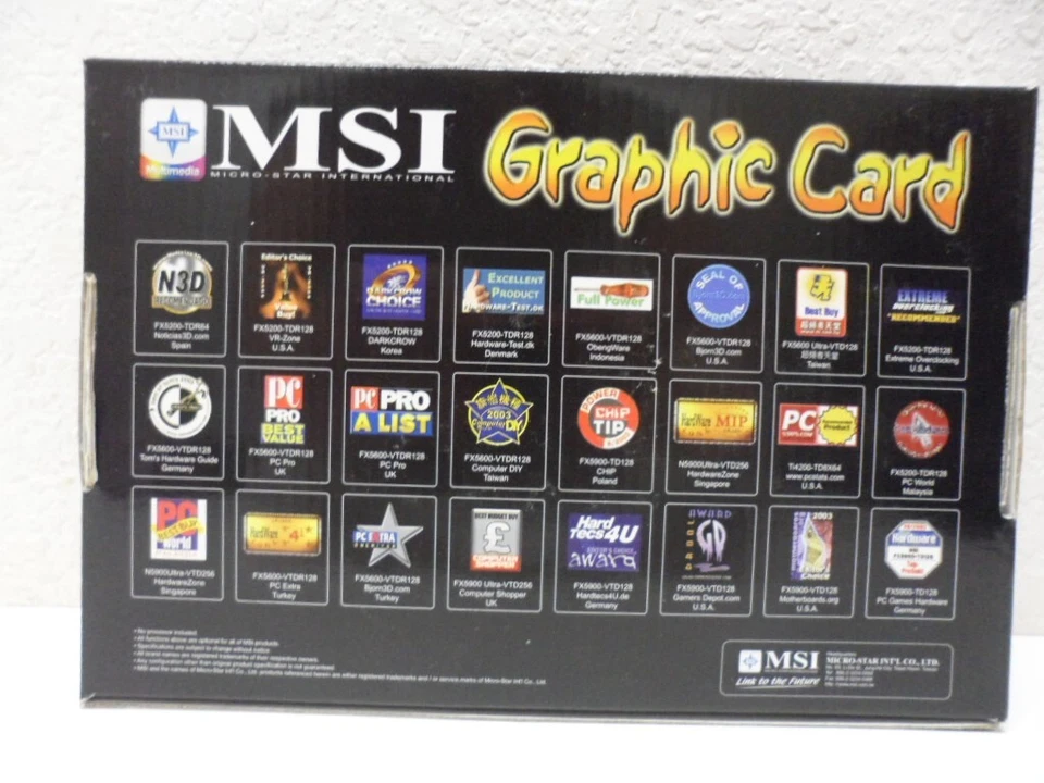 Vintage MSI Graphics Card MX4000-T64 8936 NVIDIA PCI EXPRESS 64M DDR,S-TV-OUT - Image 3 of 4