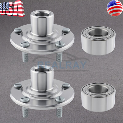 Pair(2) Front Wheel Hub & Bearing Assembly Fits 2005-2010 Honda Odyssey