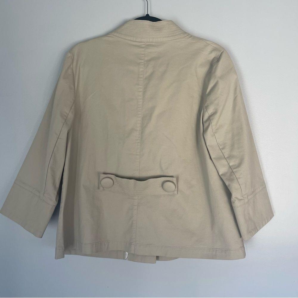 Talbots Women's Medium Button Down Stretch Blazer… - image 8