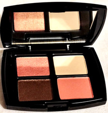 4 Shades Lancome Eye Shadow Mirror Compact Color Design Quad Sensational Effect