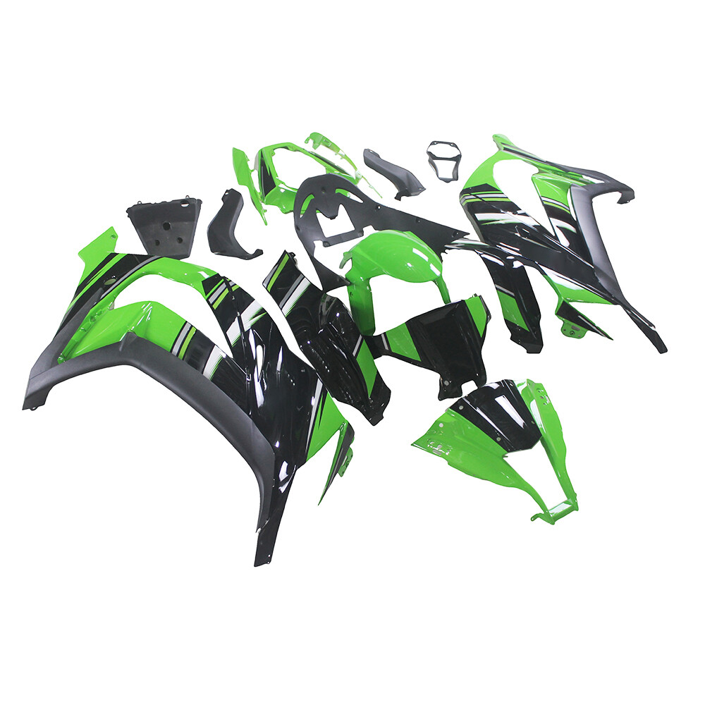 Green Black Fairing Kit for Kawasaki Ninja ZX-10R 2011-2015 ZX10R