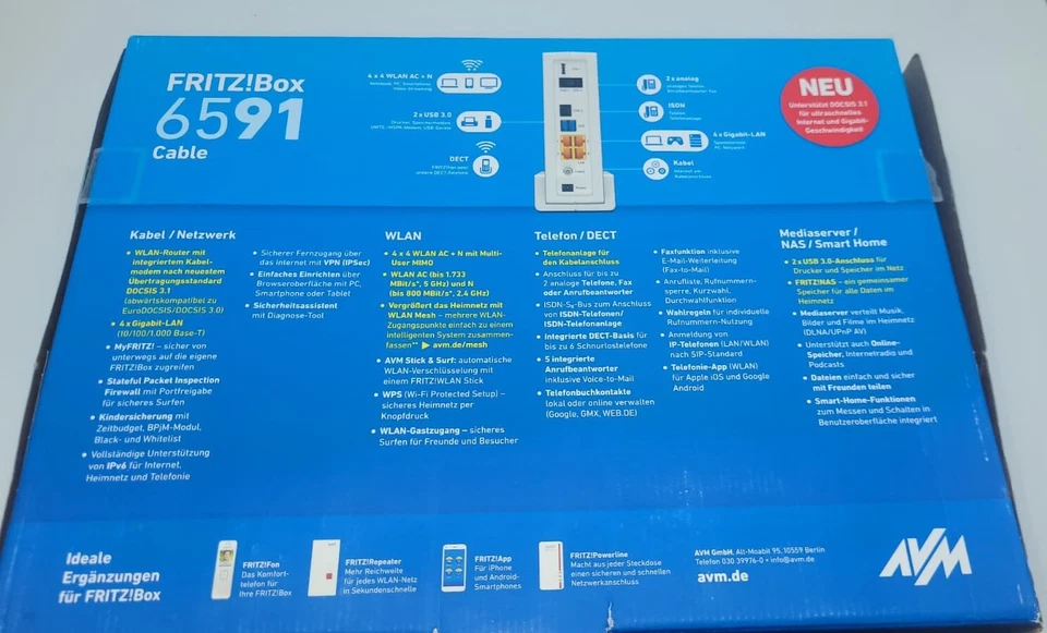 FritzBox | 6591 | Router WLAN  - Bild 3 von 4
