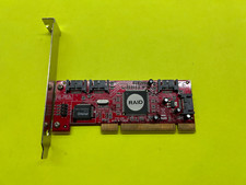 Star Tech A114-00B 4 Port PCI SATA RAID Controller Adapter Card Free Shipping