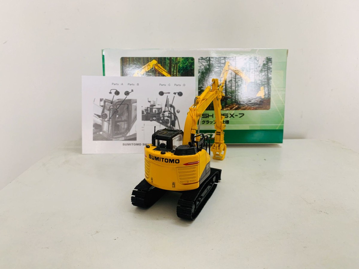Sumitomo Legest SH135X-7 Wood Grabber & Tools 1:50 Die-cast Sumitomo Legest SH135X-7 Wood Grabber & Tools 1:50 Die-cast