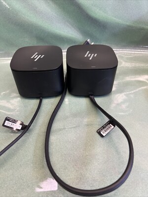 Lot Of 2 HP Thunderbolt Dock G2 with Combo Cable HSN-IX01 120w And 220w