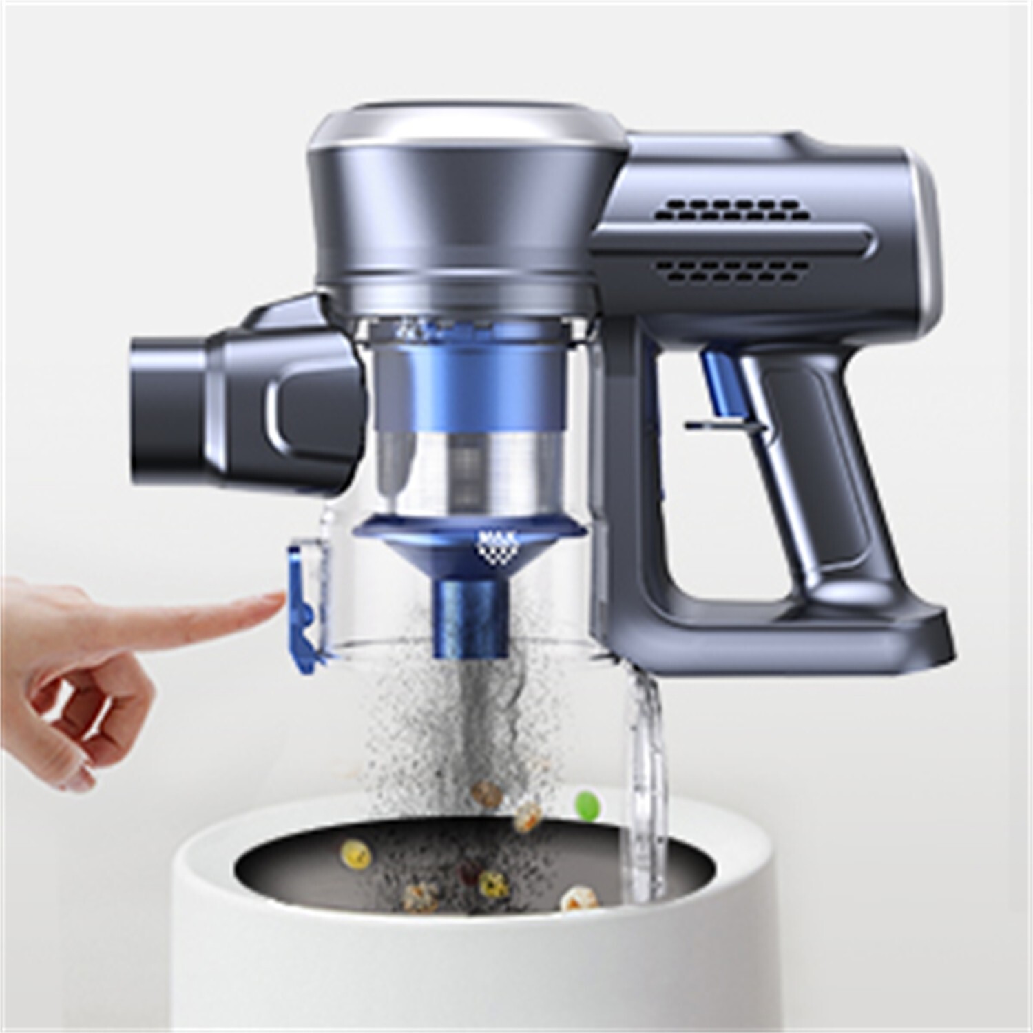 Lubluelu Cordless Upright Handheld Vacuum Cleaner 25Kpa Powerful Stick