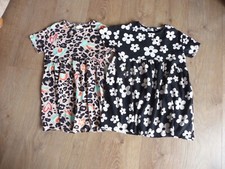 Girl`s 2 Next short sleeve summer dresses age 7 years