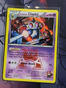 Team Magma's Claydol - 2015 Pokémon Double Crisis Reverse Holo #11/34 - VLP