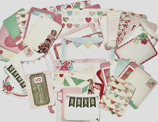 Crate Paper "Love" Journaling Card Set 40 double-sided cards 