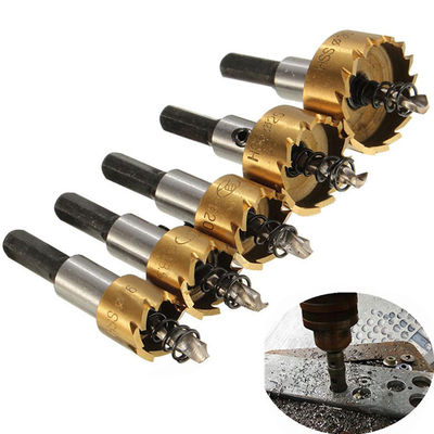 High Quality 5PCs HSS Drill Bit Hole Saw Set Stainless Steel Metal Alloy 16-30mm