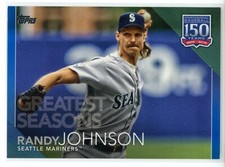 2019 Topps 150 Years of Baseball Blue #98 Randy Johnson (Mariners)