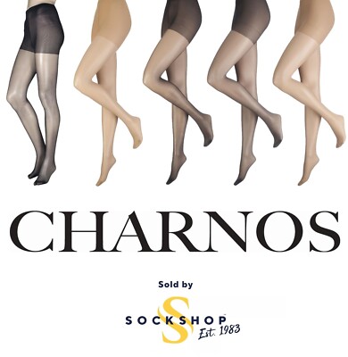 Charnos Strumpfhosen Damen transparent 10 DEN Run Resist Strumpfwaren verschiedene Farben - 1 Paar