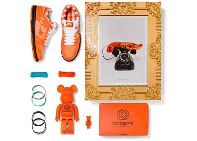 Nike SB Dunk Low Concepts Orange Lobster (Special Box) FD8776-800 Size - 8.5 NEW