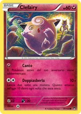 Pokemon Carta Clefairy 81/122 Comune in Italiano Usata Card ✿ 